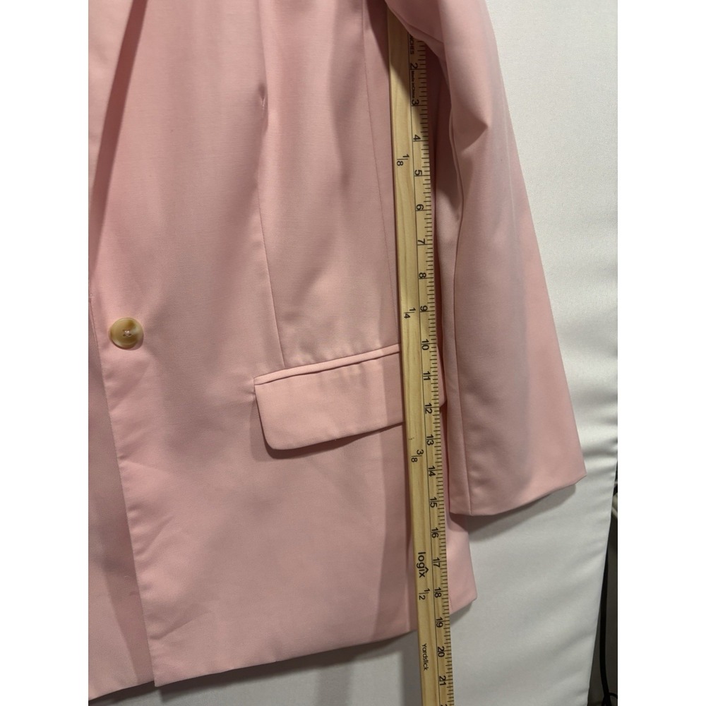 WAYF Women's Pink Blazer Jacket Medium M NWT Nordstrom One Button - Picture 12 of 13